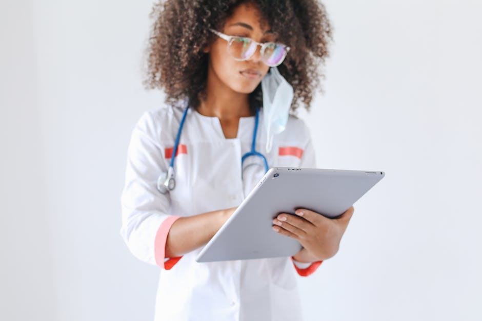 Doctor using digital technology for healthcare